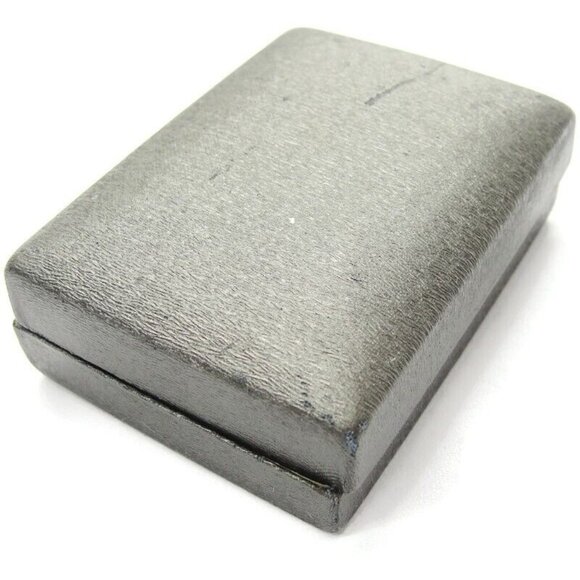 Strand Square Rolled Rope Design Vtg Cufflinks Gold Tone Tux Wedding Formal IOB - Picture 11 of 11